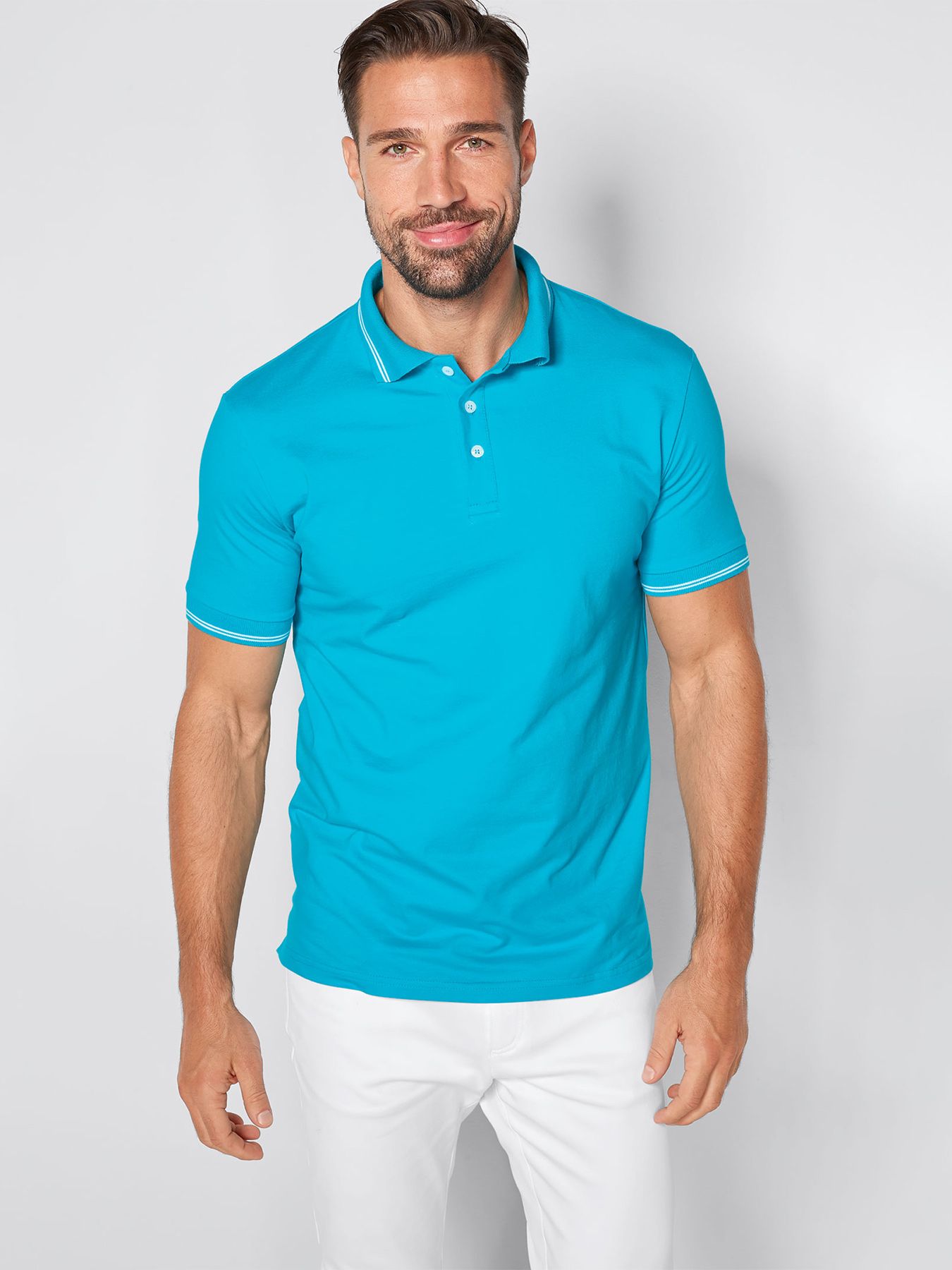 Poloshirt aus Single Jersey, Unisex 