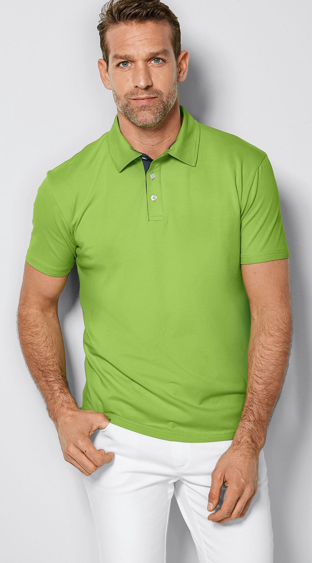 Unisex-Poloshirt, Single Jersey