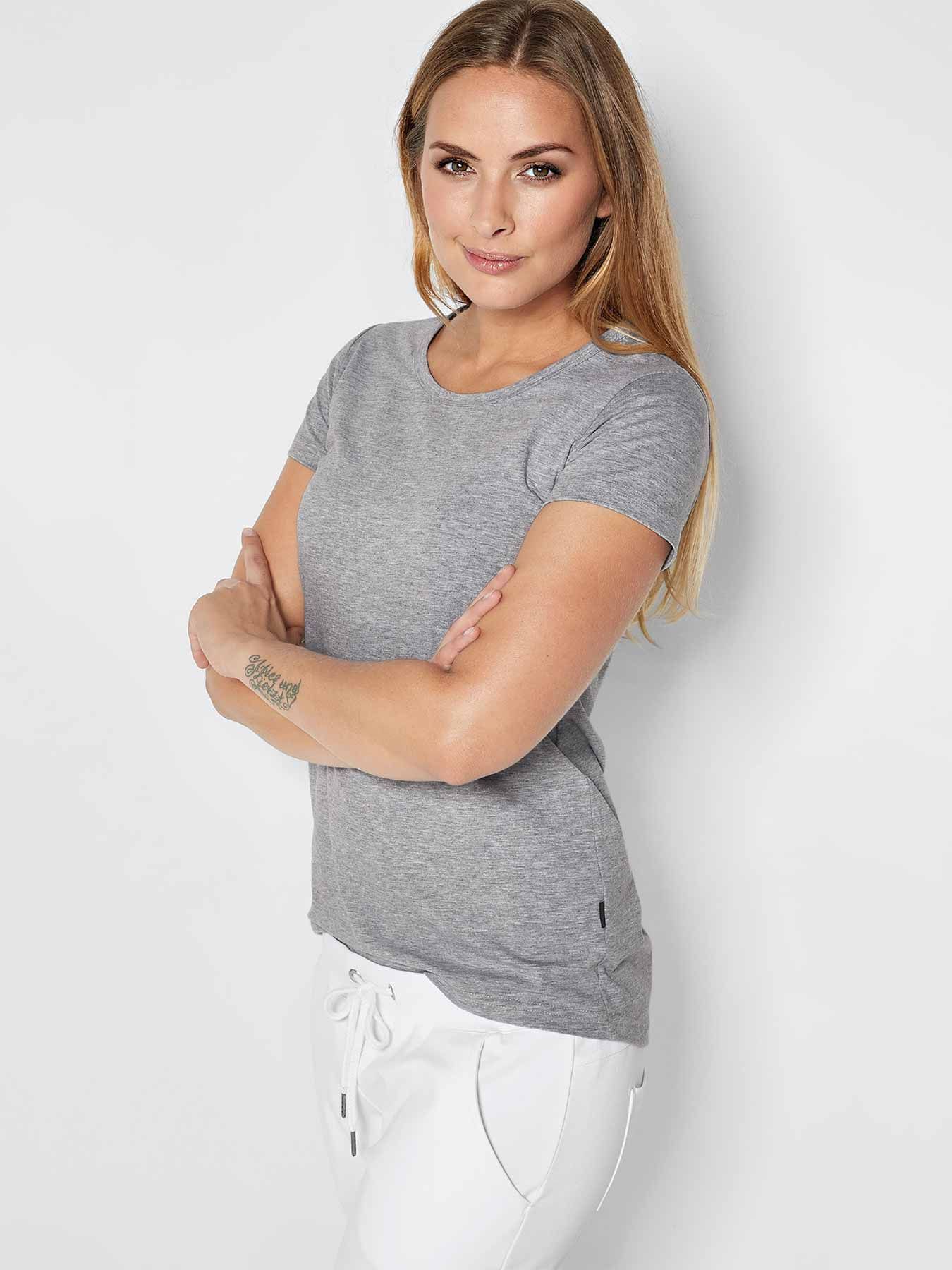 T-Shirt CORIA mit längerer Rückenpartie