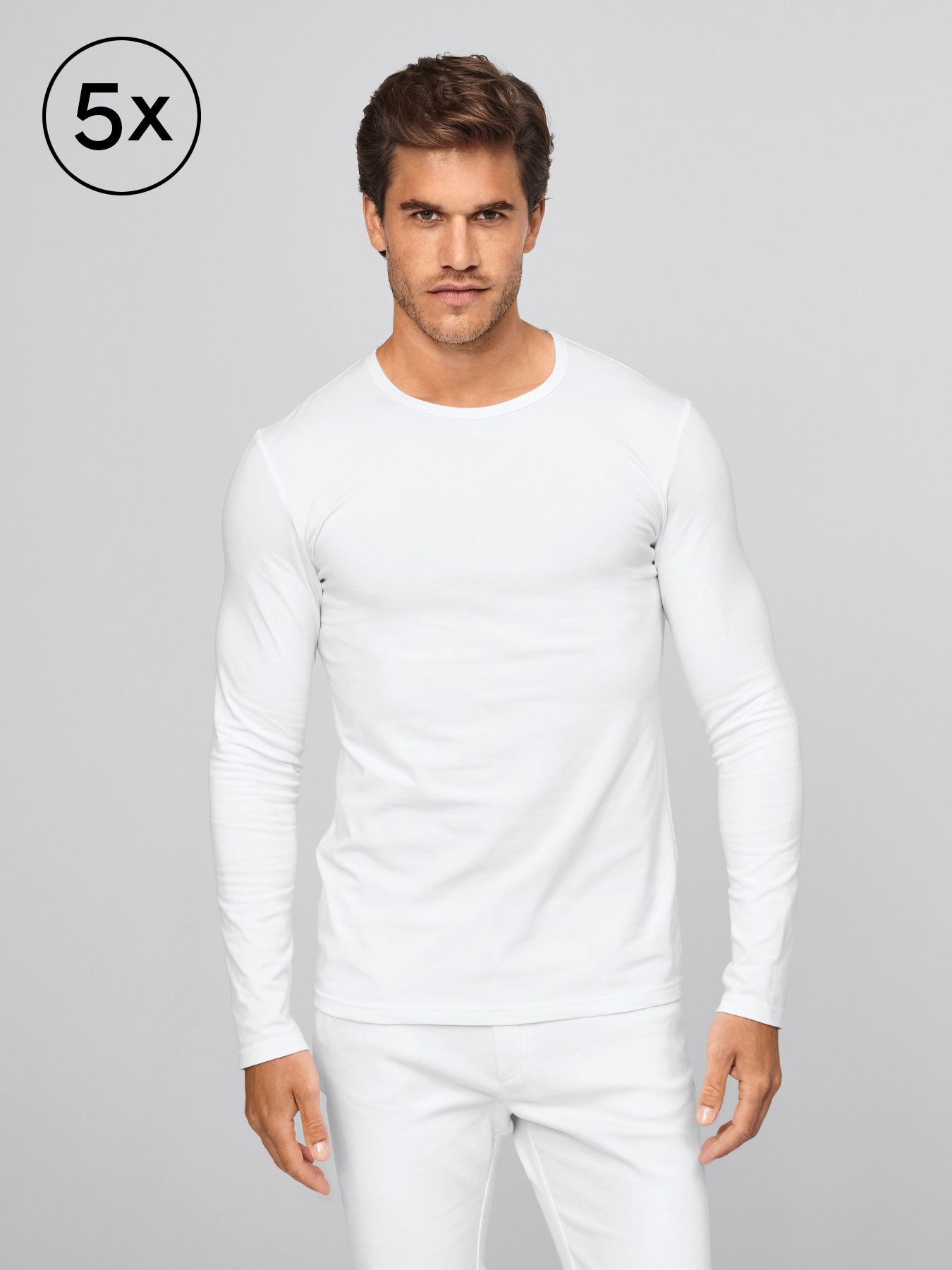 Langarmshirt SKIVE 5er-Pack