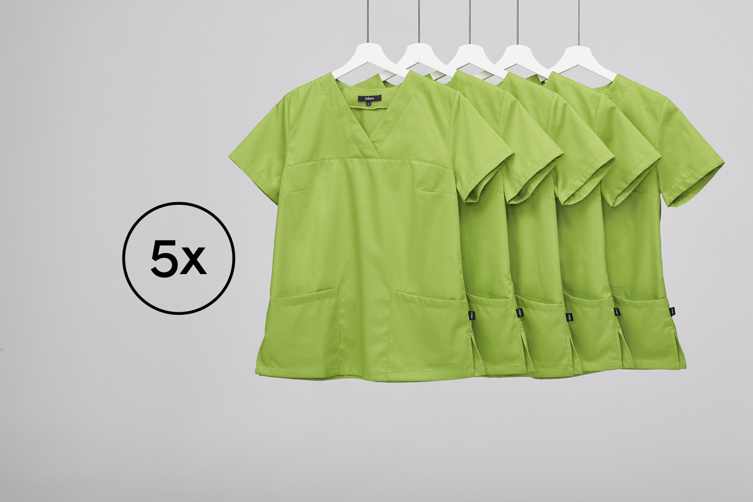 5 Mal der gleiche Kasack von 7days Multipack