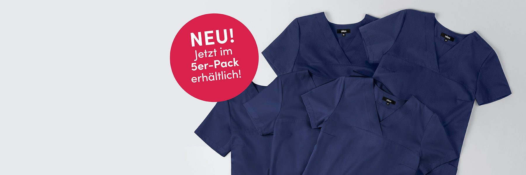 marine blaue Kasacks im 5er Set